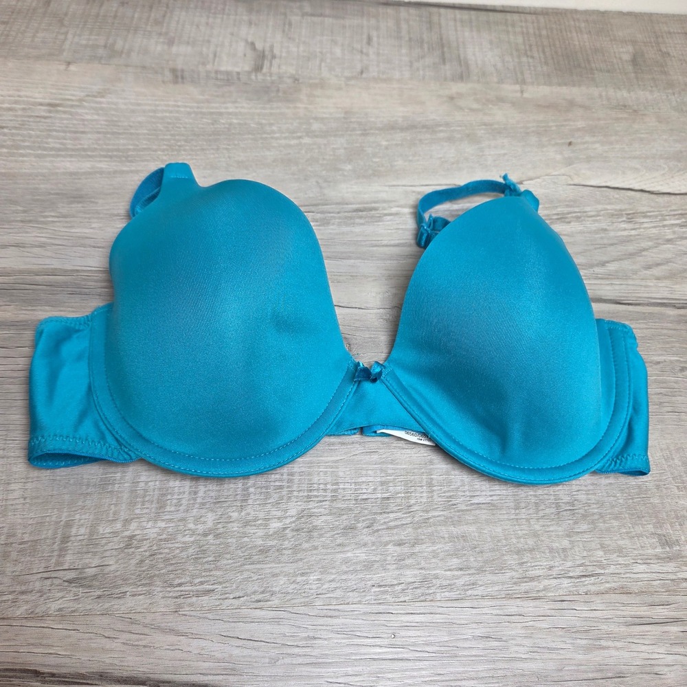 Maidenform Inspirations Turquoise Blue T-Shirt Bra Underwire 36D 06560/06510
